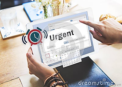 Urgent Necessary Important Immediately Urgency Priority Concept Stock Photo