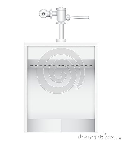 Urinal Vector Illustration