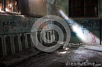 Urinals Stock Photo