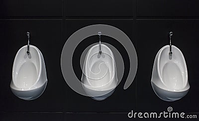 Urinals Stock Photo