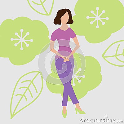 Urinary incontinence, cystitis, involuntary urination Vector Illustration