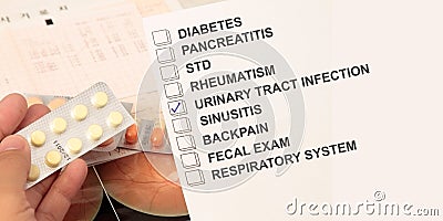 Urinary Tract Infection Stock Photo