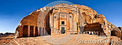 Urn tomb Petra , Jordan Stock Photo