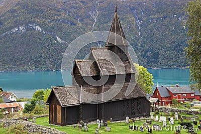 Urnes Stave Church Editorial Stock Photo