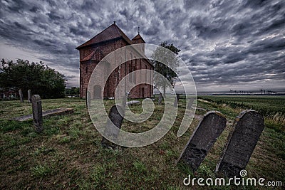 Ursus Church in Woldendorp Editorial Stock Photo