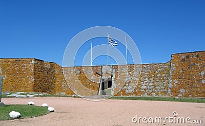 Uruguay, historic San Miguel Fort, Chuy border with Brazil Stock Photo