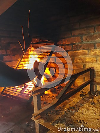 Uruguayan-style Barbecue Stock Photo