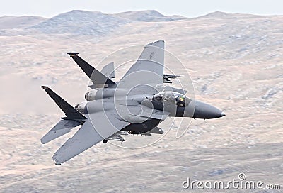US Air Force F15 fighter jet Editorial Stock Photo