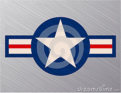 Us air force sign Vector Illustration