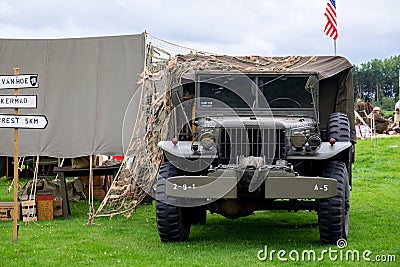 US Army Dodge WC Series Truck. Editorial Stock Photo