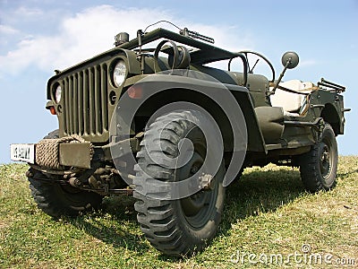 US army jeep Stock Photo