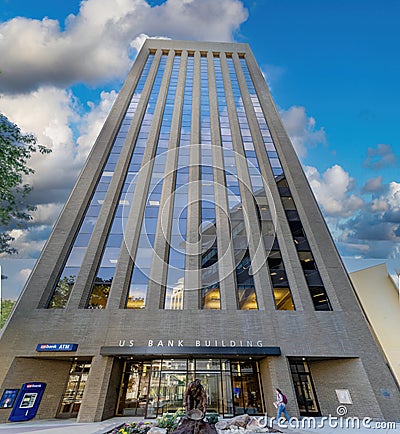 US Bank Building in Downtown Boise Idaho Editorial Stock Photo
