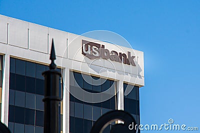 US bank office building in Beverly Hills Editorial Stock Photo