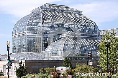 US Botanic Garden Conservatory Editorial Stock Photo