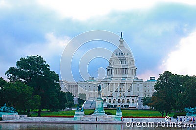 US Capital Building Editorial Stock Photo