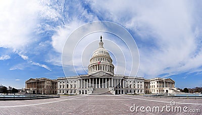 US Capitol - Government building Stock Photo