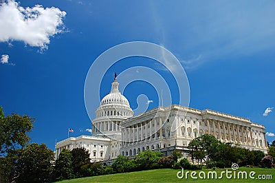 US Capitol in Washington DC Stock Photo