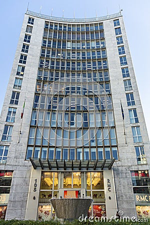 US Consulate Building, Milan, Italy Editorial Stock Photo