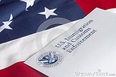 US Customs and Border Enforcement Stock Photo