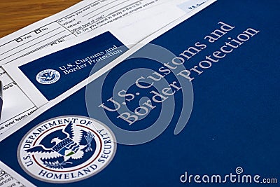 US Customs and Border Protection Stock Photo