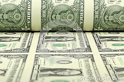 US Dollar sheet Stock Photo