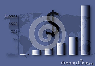 US Financial Success Stock Photo