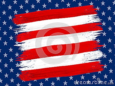 america flag design background Vector Illustration