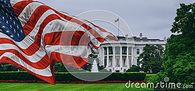 The White House - Washington DC United States Stock Photo