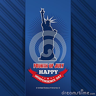 US Independence Day design. 4th of July Vector Illustration