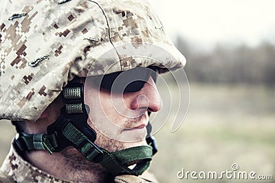 US marine Stock Photo