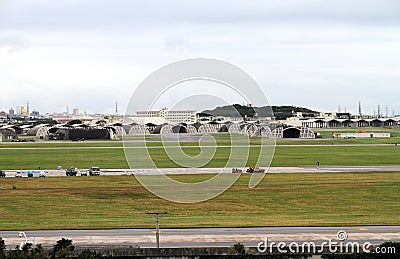 US military base in Okinawa Stock Photo
