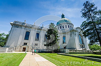 US Naval Academy Chapel - Annapolis, MD Editorial Stock Photo