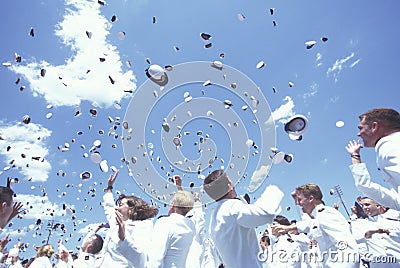 US Naval Academy Graduation Editorial Stock Photo