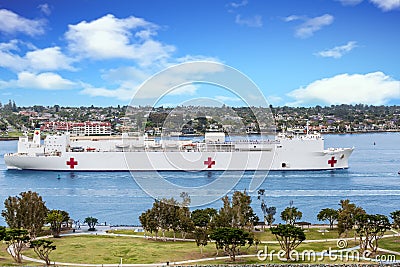 US Navy Mercy Editorial Stock Photo