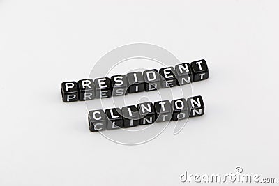 US President Clinton Stock Photo