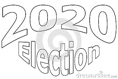 US Presidential Election 2020 Vote Democracy USA Politics Democractic Party Republican Party November 2020 Stock Photo