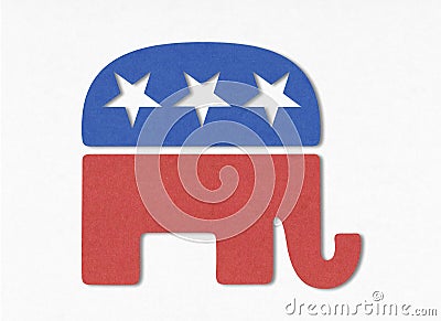 US Republican Party logo Editorial Stock Photo