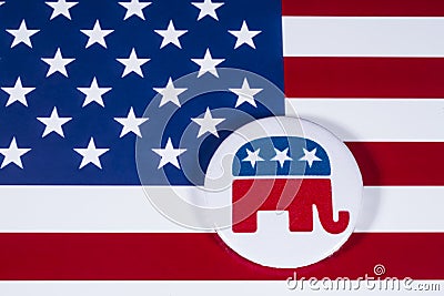The US Republican Party Editorial Stock Photo