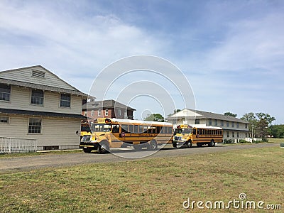 US School Bus Editorial Stock Photo