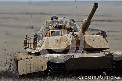 US tank Abrams A1M1 Editorial Stock Photo