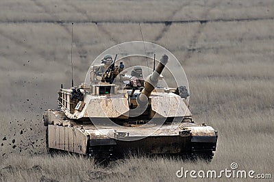 US tank Abrams A1M1 Editorial Stock Photo