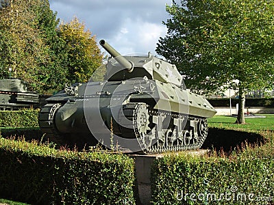 US tank destroyer M10, Bayeux, Normandy Editorial Stock Photo