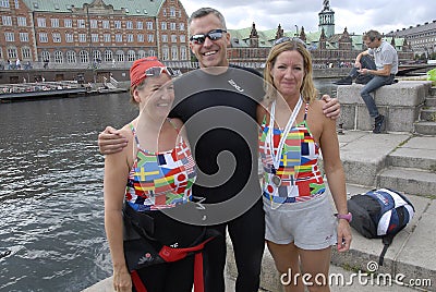 USA AMBASSADOR RUFUS GIFFORD SWIM 500 METERS Editorial Stock Photo