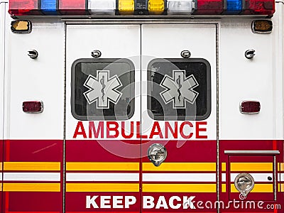 USA Ambulance Editorial Stock Photo