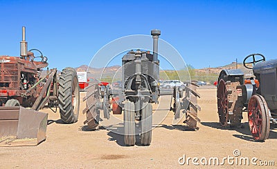 USA: Antique Tractor: 1923 Farmall/Front View Editorial Stock Photo
