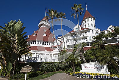 USA - California - San Diego - Hotel Coronado Editorial Stock Photo