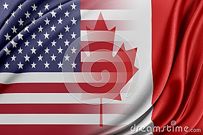 USA and Canada. Stock Photo