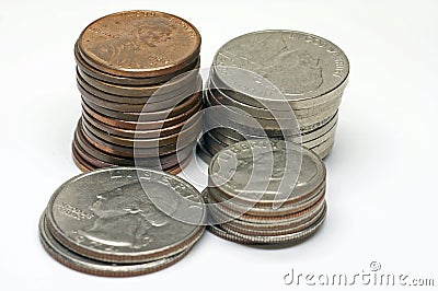 USA - Cents - 2 Stock Photo