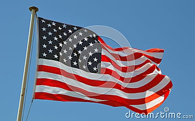 A USA flag Stock Photo