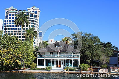 The historic Stranahan House museum Editorial Stock Photo